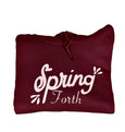Spring Forth Pullover Hoodie - Burgundy